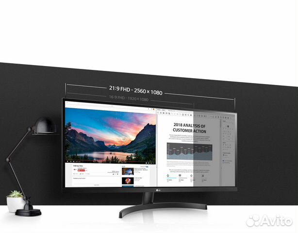 Классный монитор LG 29WK500-P/ Большой и удобный