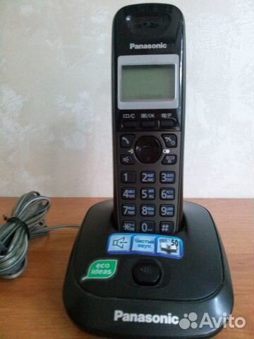 Телефон dect Panasonic KX-TG2511RUT беспроводной