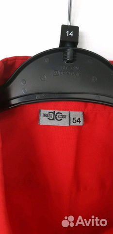 Красная рубашка Dress Code 54 размера