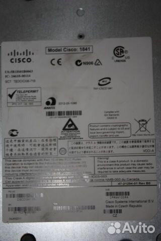 Cisco 1841 б.у. много Cisco 1841 б.у. много