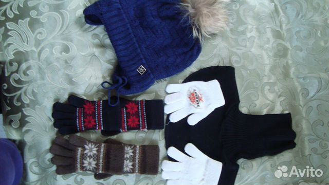 Перчатки и шапки на зиму