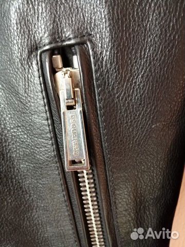 Куртка кожаная мужская Dsquared2 оригинал