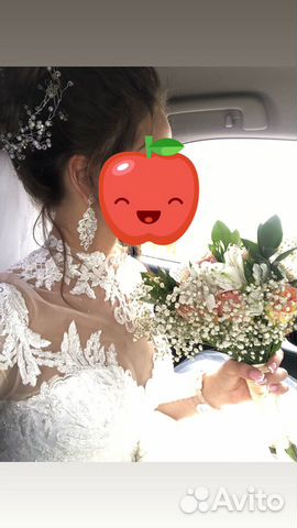 Свадебное платье ручной работы