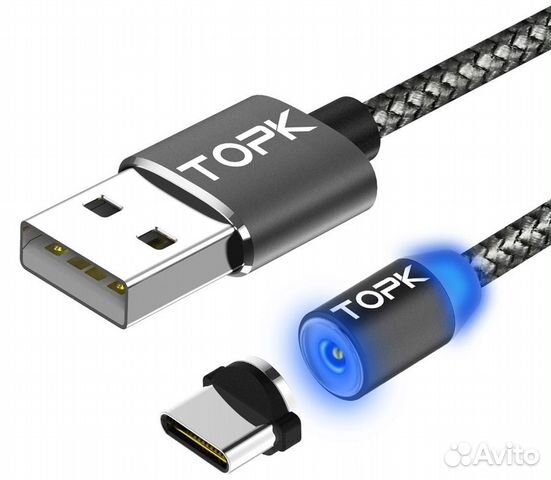 Магнитный кабель micro USB для зарядки телефона