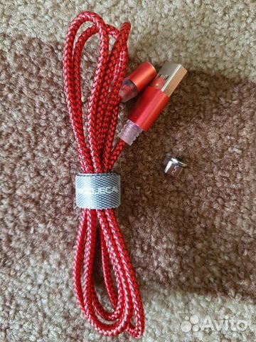 Магнитный usb-кабель светод Micro,usb,iPhone,type