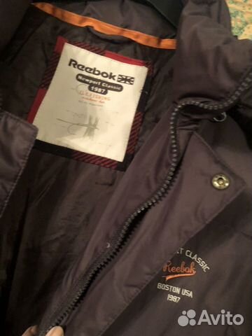 Пуховик мужской reebok Пуховик мужской reebok
