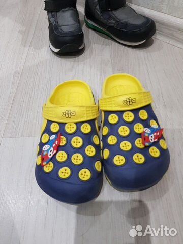 Сапоги зимние, шлепки