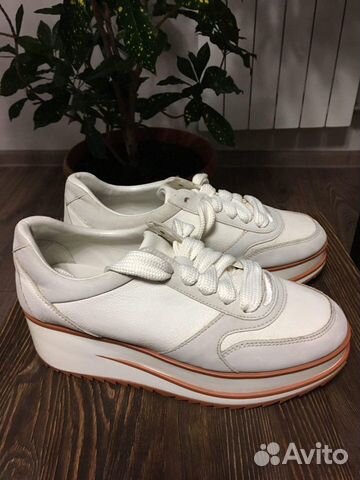 Кожаные кроссовки Zara, 38 р-р
