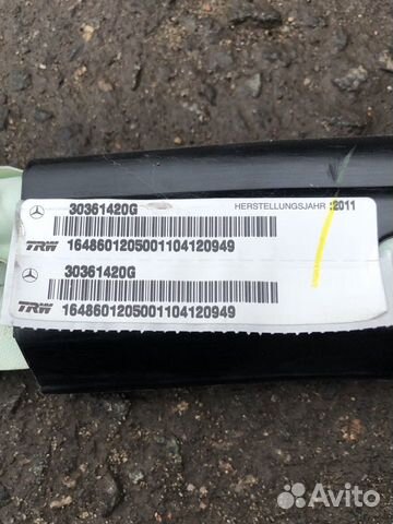 Подушка безопасности-шторка Mercedes GL w164