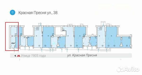 Сдам торговое помещение, 40 м²