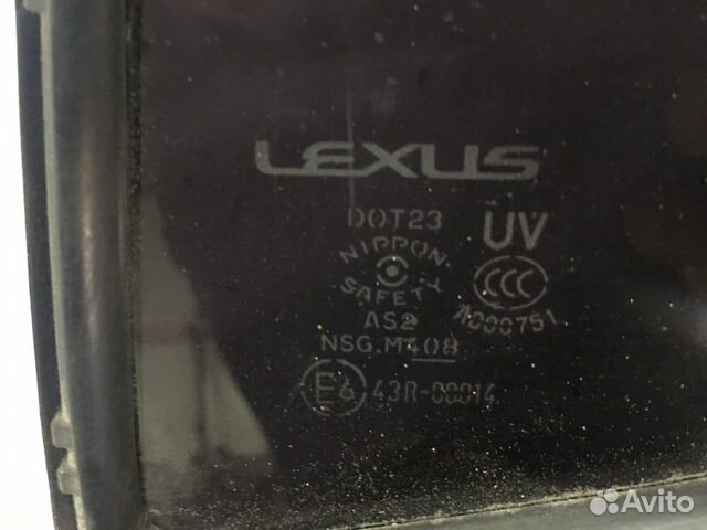Стекло двери задняя левая Lexus ES 250 ES250 Стекло двери задняя левая Lexus ES 250 ES250