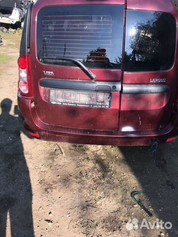 Бампер задний в сборе Ларгус