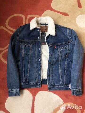Джинсовая куртка Levis Sherpa trucker
