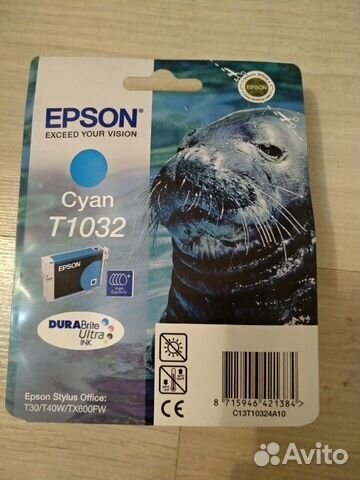 Картридж Epson T1034, T1032 Картридж Epson T1034, T1032