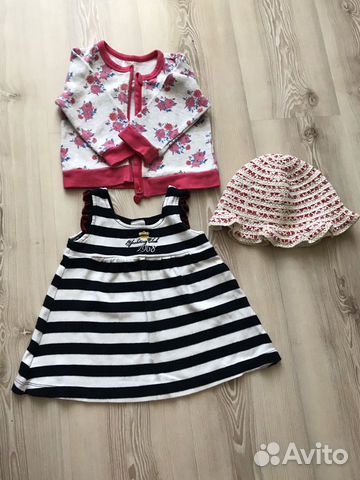 Пакет вещей для девочки, р. 86