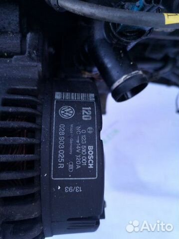 Генератор Volkswagen Multivan T4 AAF 2.5L 1993 Генератор Volkswagen Multivan T4 AAF 2.5L 1993