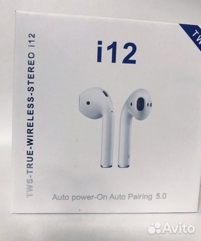 Беспроводные наушники новые Air Pods tws i12
