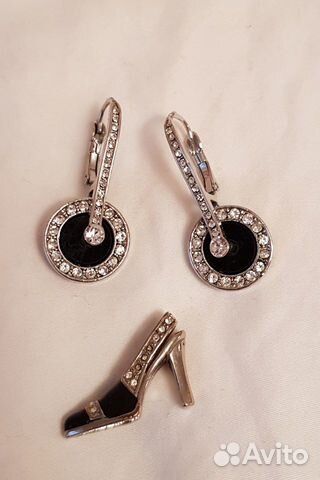 Серьги и кулон