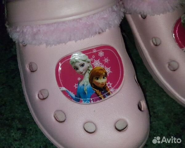 Шлепки под crocs 30р новые на ногу 18,5см