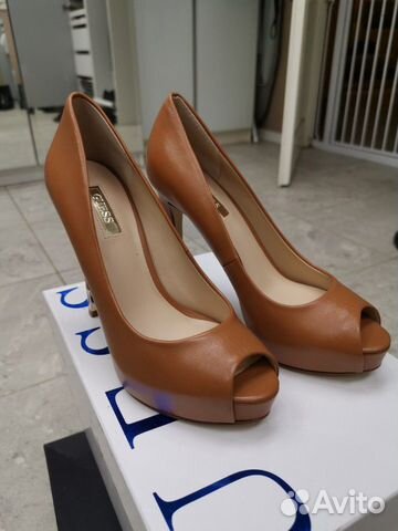 Туфли Guess коньячные, кожа Туфли Guess коньячные, кожа