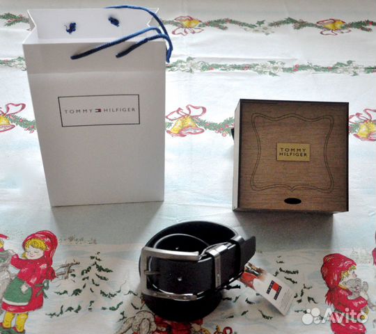 Мужской ремень / Tommy Hilfiger / новый (черный)