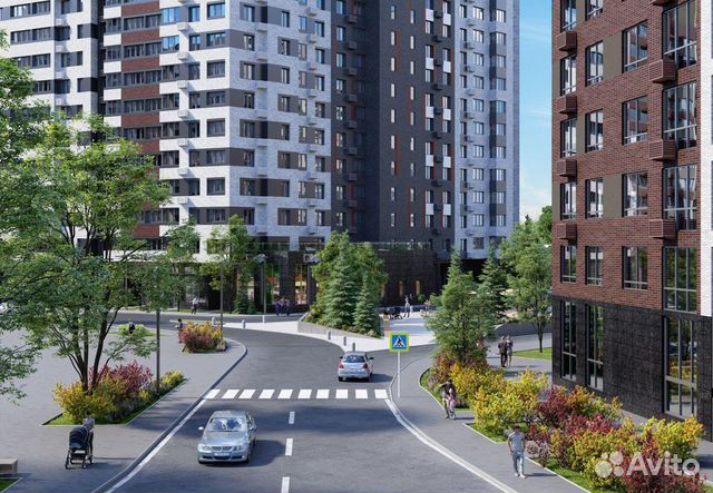 2-к квартира, 61.7 м², 2/17 эт. 2-к квартира, 61.7 м², 2/17 эт.
