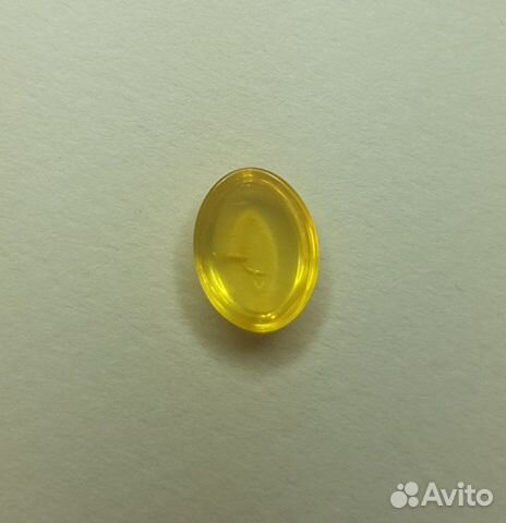 27. Кабошон из жёлтого Доминиканского янтаря