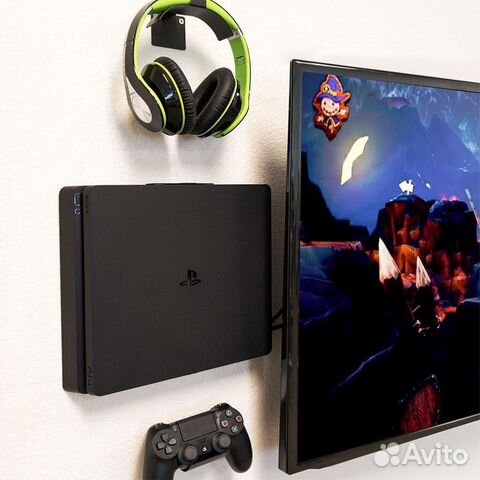Кронштейн на стену для ps4 fat,slim,pro,Xbox Кронштейн на стену для ps4 fat,slim,pro,Xbox