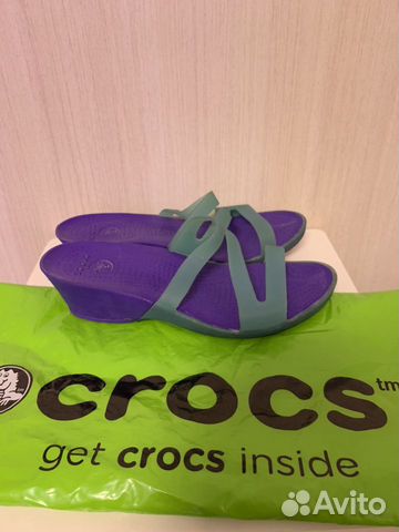 Crocs шлепанцы р.W7(p.37)