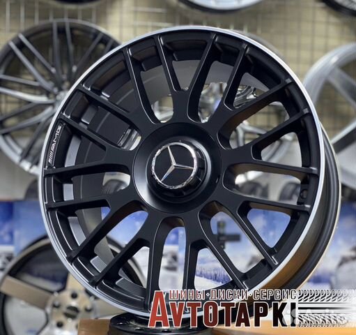 Диски амг r17 5/112 6,3amg черные с окантовкой Диски амг r17 5/112 6,3amg черные с окантовкой