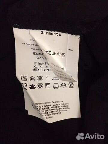 Лонгслив Versace Jeans, оригинал, новый р-рxl Лонгслив Versace Jeans, оригинал, новый р-рxl