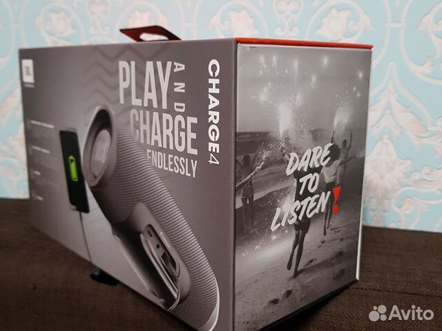 Новая беспроводная колонка JBL Charge 4 Gray Новая беспроводная колонка JBL Charge 4 Gray