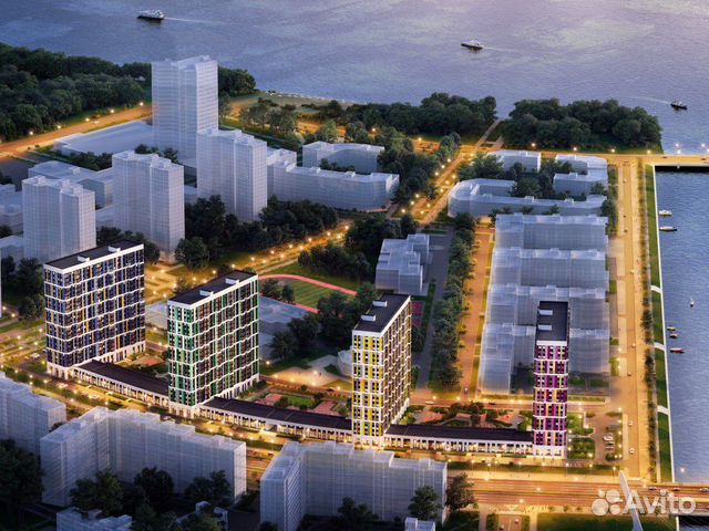 2-к квартира, 54.5 м², 20/22 эт.
