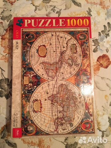 Пазл 1000 OLD MAP / старая карта Пазл 1000 OLD MAP / старая карта