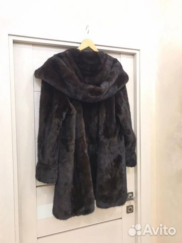 Шуба норковая с капюшоном 52/54/56 размер Шуба норковая с капюшоном 52/54/56 размер