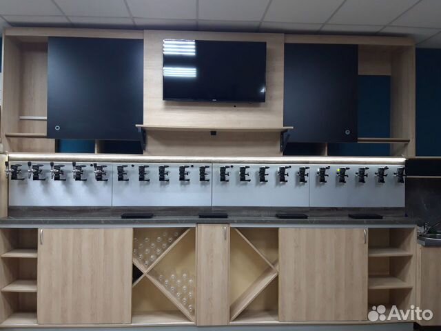 Комплексное мебельное решение для пивного магазина Комплексное мебельное решение для пивного магазина