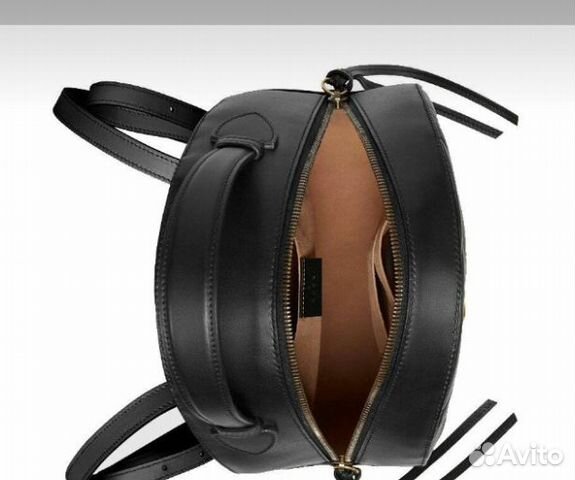 Gucci GG Marmont Гуччи Рюкзак Черный Кожа Гучи