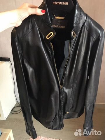 Куртка Roberto Cavalli оригинал лайковая кожа Куртка Roberto Cavalli оригинал лайковая кожа
