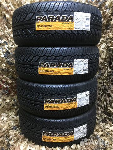 Новые 245/45 R20 Yokohama Parada Spec-X Япония Новые 245/45 R20 Yokohama Parada Spec-X Япония