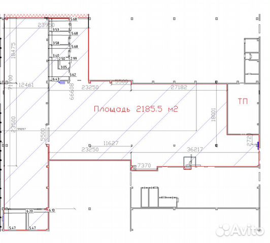 Производственное помещение, 2100 м²