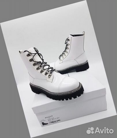 Ботинки кожаные Balmain Ботинки кожаные Balmain