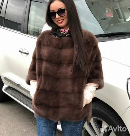 Пончо из меха бобрика Пончо из меха бобрика
