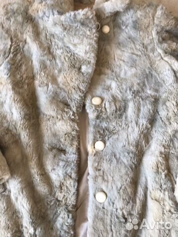 Светлая зимняя шуба