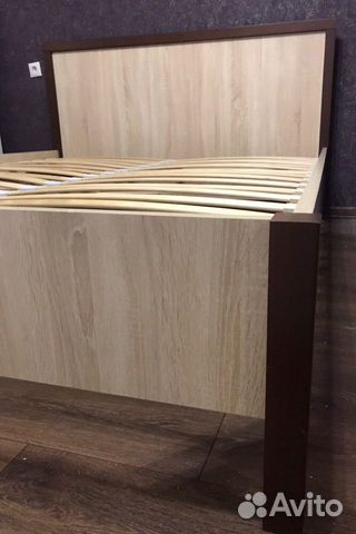 Кровать двуспальная 160х200 см, цвет дуб сонома