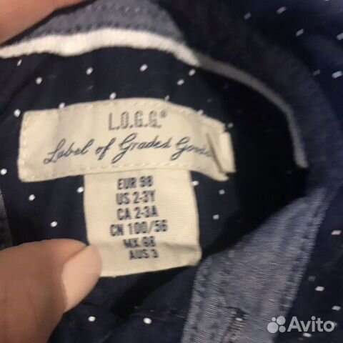 Рубашка для мальчика H&M рост 98