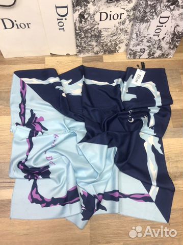 Новый женский шёлковый платок Dior Новый женский шёлковый платок Dior