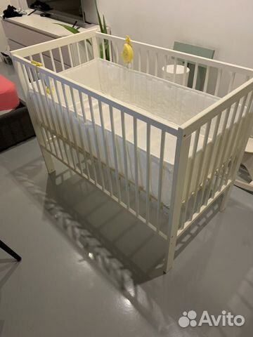 Кроватка с матрасом и текстилем Гулливер IKEA Кроватка с матрасом и текстилем Гулливер IKEA