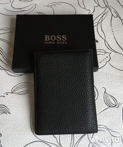 Кожаная обложка на паспорт H. Boss мужские сумки Кожаная обложка на паспорт H. Boss мужские сумки