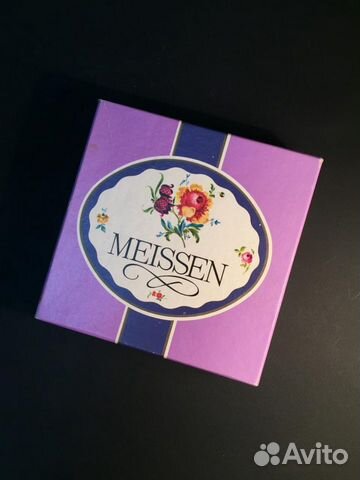 Винтажный набор мыло одеколон Meissen Florena