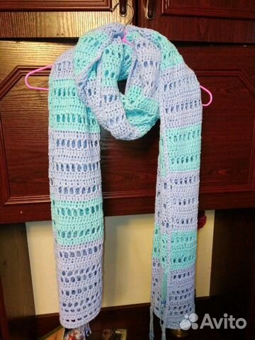 Шарф трансформер. Ручная работа